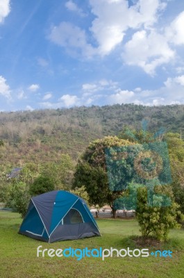 Camping Stock Photo