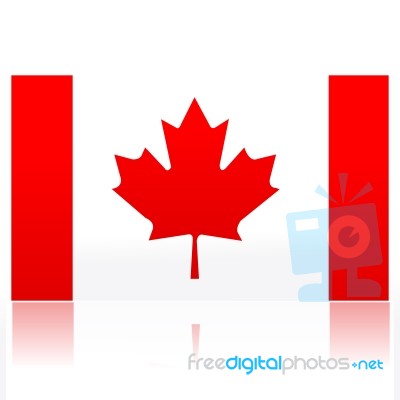 Canada Flag Stock Image