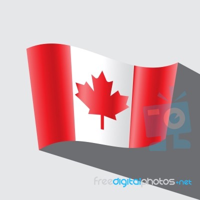 Canada Flag  Icon Stock Image
