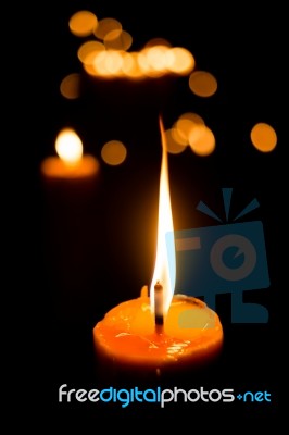 Candle Stock Photo