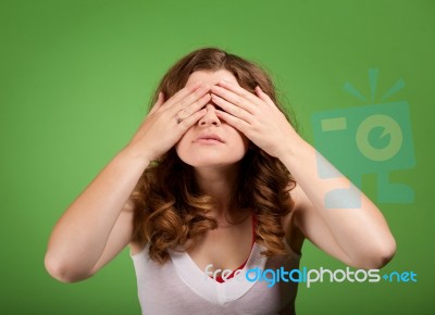 Can't See You Stock Photo