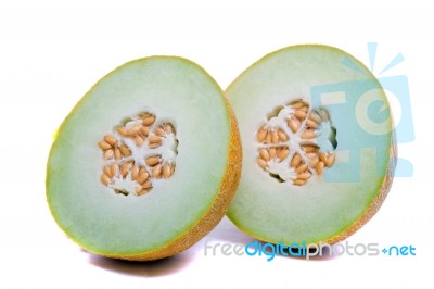 Cantaloupe Melon Stock Photo