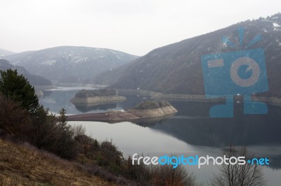 Canyon Of Uvac River Stock Photo