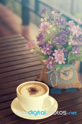 Cappuccino Stock Photo