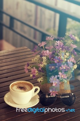 Cappuccino Stock Photo