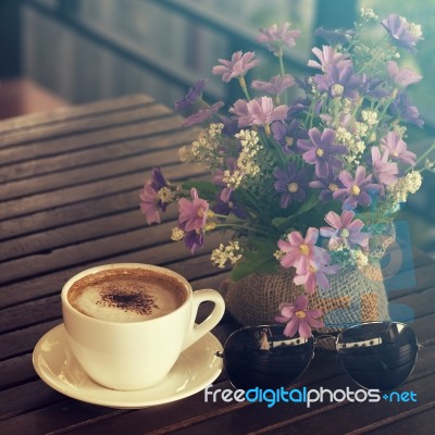 Cappuccino Stock Photo