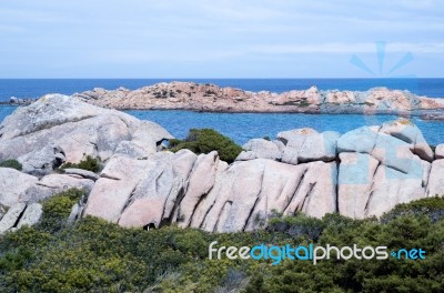 Caprera Western Coast, Sardinia Stock Photo