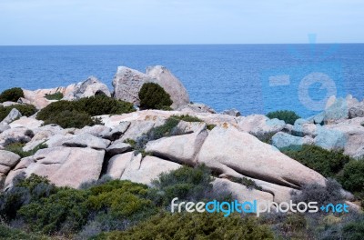 Caprera Western Coast (sardinia) Stock Photo