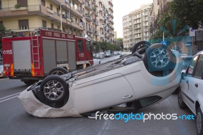 Car Accident Stock Photo