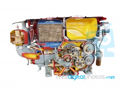 Car Engine Stock Photo