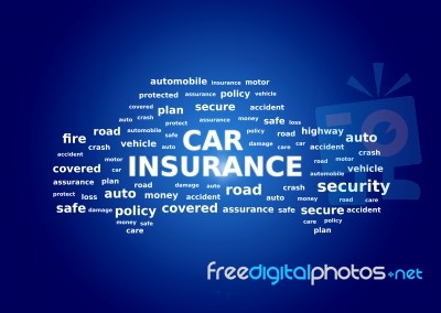 Car Insurance Collage Stock Photo