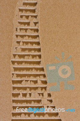 Card Board Box With Torn Stock Photo Card Board Box With Torn Stock Photo