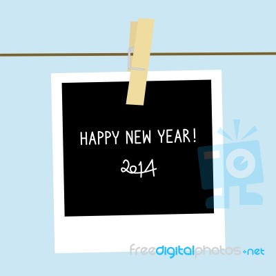 Card For New Year2 Stock Image