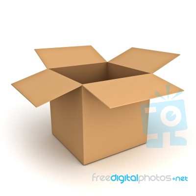 Cardboard Box Stock Image