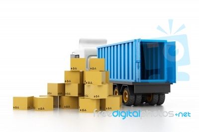 Cargo Transportation Concept Stock Image