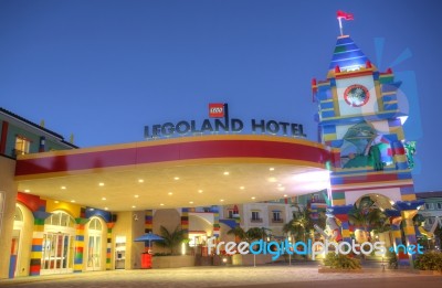 Carlsbad, Us, Feb 5: Legoland Hotel In Carlsbad, California On F… Stock Photo