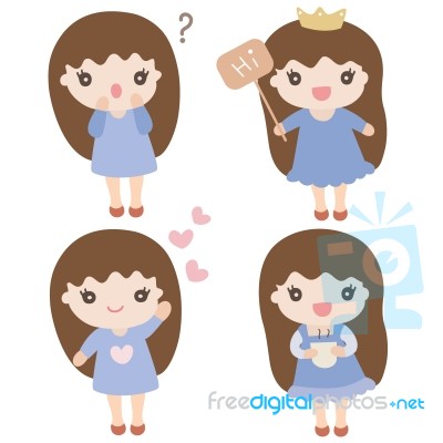 Cartoon Characters Cute Girl Illustration Stock Image - Royalty Free Image ID 100187329 Cartoon Characters Cute Girl Illustration Stock Image - Royalty Free Image ID 100187329