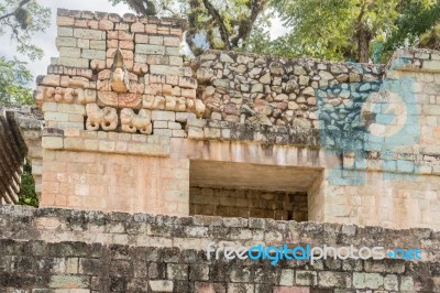 Carved Stones At The Mayan Ruins In Copan Ruinas, Honduras Stock Photo Carved Stones At The Mayan Ruins In Copan Ruinas, Honduras Stock Photo