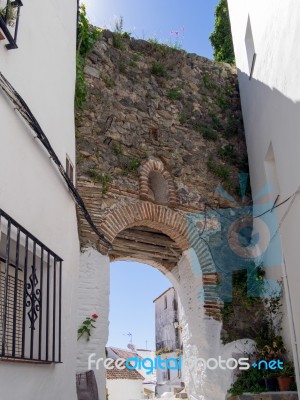 Casares, Andalucia/spain - May 5 : Entrance Arch To Casares Spai… Stock Photo