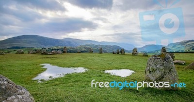 Castlerigg Stone Circle Stock Photo