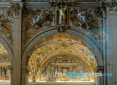 Cathedral Of St Alexander In Bergamo Stock Photo