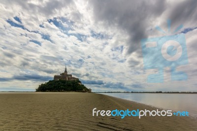 Catherdral On A Island Stock Photo