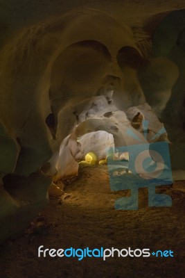 Cave Shape Look Like Skull Stock Photo