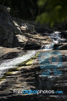 Cedar Creek In Samford, Queensland.  Stock Photo