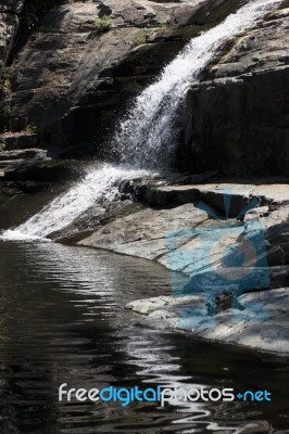 Cedar Creek In Samford, Queensland.  Stock Photo