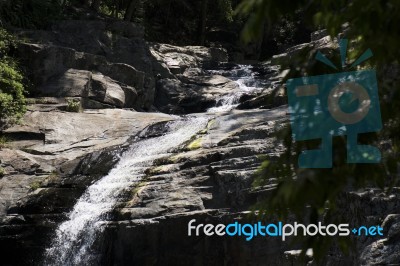 Cedar Creek In Samford, Queensland.  Stock Photo