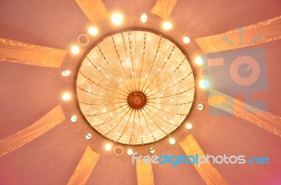 Ceiling Lamp Stock Photo