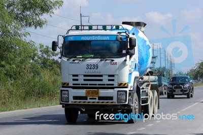 Cement Truck Stock Photo