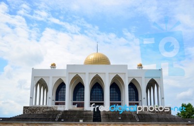 Central Mosque Of Songkhla Province, Thailand Stock Photo