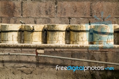 Ceramic Molds Factory Stock Photo