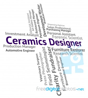 Ceramics Designer Meaning Designers Career Stock Image