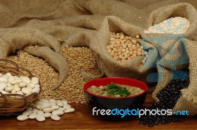 Cereals And Grains Stock Photo