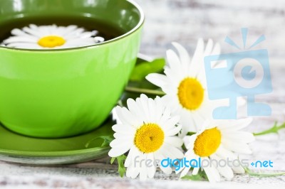 Chamomile Tea Stock Photo