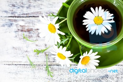 Chamomile Tea Stock Photo