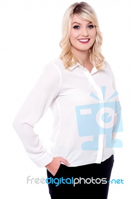 Charismatic Young Smiling Business Lady Stock Photo Charismatic Young Smiling Business Lady Stock Photo