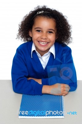 Cheerful African American Student Stock Photo