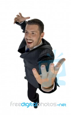 Cheerful  Young Man Stock Photo