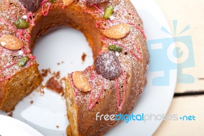 Chestnut Cake Bread Dessert Stock Photo