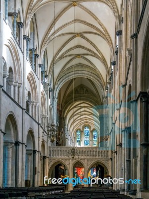 Chichester, West Sussex/uk - February 8 : Interior Of Chichester… Stock Photo