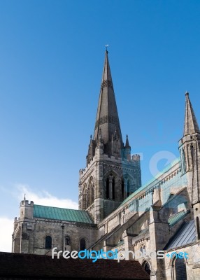 Chichester, West Sussex/uk - February 8 : View Of Chichester Cat… Stock Photo