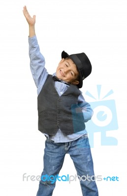 Child Enjoys Stock Photo