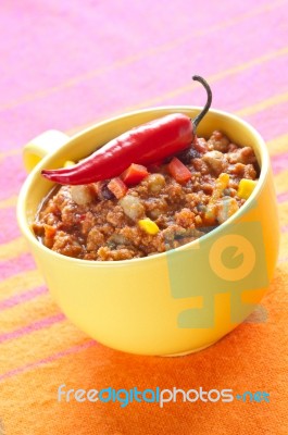 Chili Con Carne Stock Photo