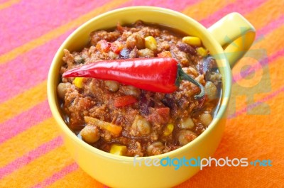 Chili Con Carne Stock Photo