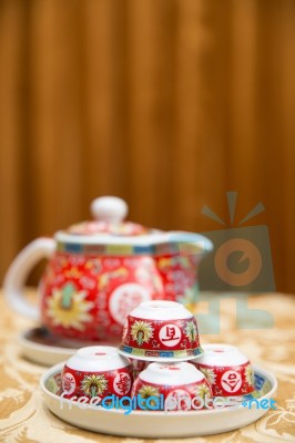 Chinese Teapot  - Stock Image Stock Photo