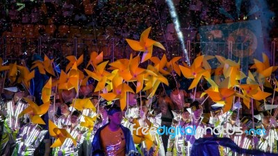 Chingay Festival 2012 In Singapore Stock Photo