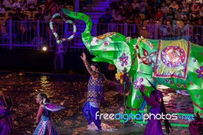 Chingay Festival 2012 In Singapore Stock Photo